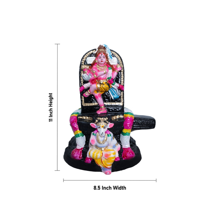 Pradosham Clay Golu Bommai Set - 11 x 8.5 Inches | Golu Doll/ Navaratri Golu Bomma/ Gombe/ Bommai - Clay Kolu Bommai