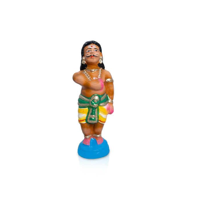 Pradosham Clay Golu Bommai Set - 11 x 8.5 Inches | Golu Doll/ Navaratri Golu Bomma/ Gombe/ Bommai - Clay Kolu Bommai