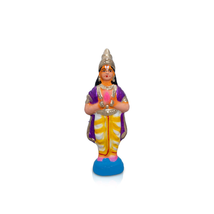 Pradosham Clay Golu Bommai Set - 11 x 8.5 Inches | Golu Doll/ Navaratri Golu Bomma/ Gombe/ Bommai - Clay Kolu Bommai