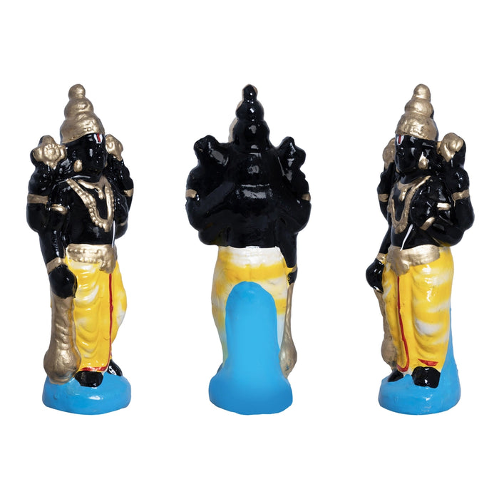 Srirangam Clay Golu Bommai Set - 8.5 x 10.5 Inches | Golu Doll/ Navaratri Golu Bomma / Gombe / Bommai - Clay Kolu Bommai