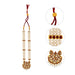 Kemp Stone Haram - 12 Inches | White Beads with Stone Jewellery / Artificial Jewelry for Women - Dance Jewellery