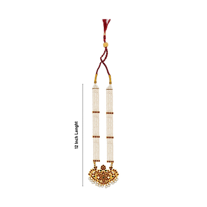 Kemp Haram - 12 Inches | Artificial Jewellery/ Stone Design Bharatanatyam Jewellery for Dance - Dance Jewellery