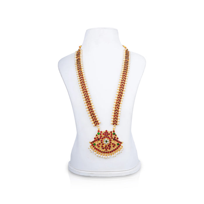 Kemp Haram - 12 Inches | Long Stone Necklace/ Kemp Jewellery for Dance - Dance Jewellery