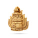 Mukut - 3 x 3 Inches | Half Crown / Andal Kireedam / Gold Polish Jewellery / Kiritam for Deity - Head & Face Accessories