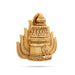 Mukut - 3 x 3 Inches | Half Crown / Andal Kireedam / Gold Polish Jewellery / Kiritam for Deity - Head & Face Accessories