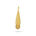 Tilak Design Stone Pendant - 1 x 0.25 Inches | Stone Locket / Stone Dollar for Women - Mala & Pendant