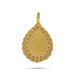 Tilak Design Stone Pendant - 0.75 x 0.5 Inches | Stone Locket / Stone Dollar for Women - Mala & Pendant