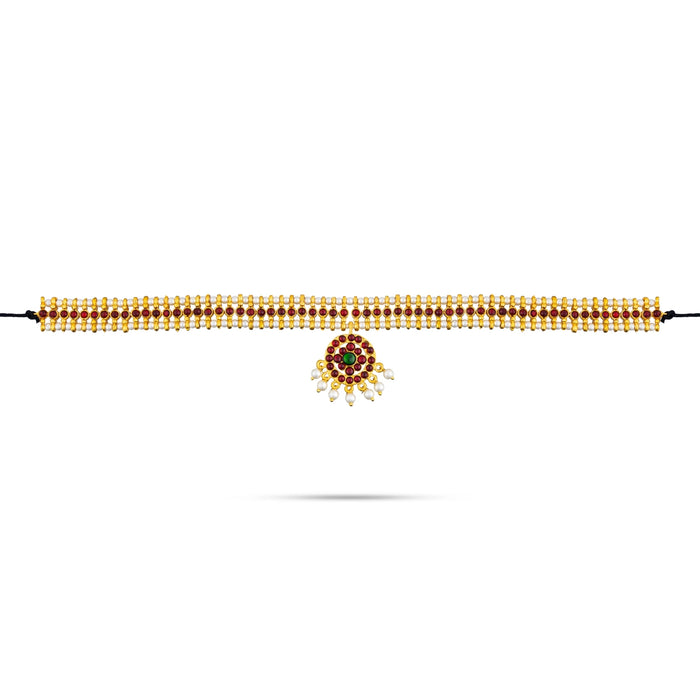 Kemp Hip Belt - 12 Inches | Waist Belt/ Stone Jewelry/ Bharatanatyam Jewellery For Classical Dance & Baby - Bharatanatyam Jewellery