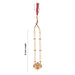 Kemp Moti Haram - 12 Inches | Long Stone Necklace / Kemp Jewellery for Bharatanatyam Dance - Dance Jewellery