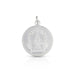 Ayyappa Dollar & Guruvayurappan Locket - 1.25 Inches | Silver Ayyappa Locket/ Guruvayurappan Pendant For Men - Mala & Pendant