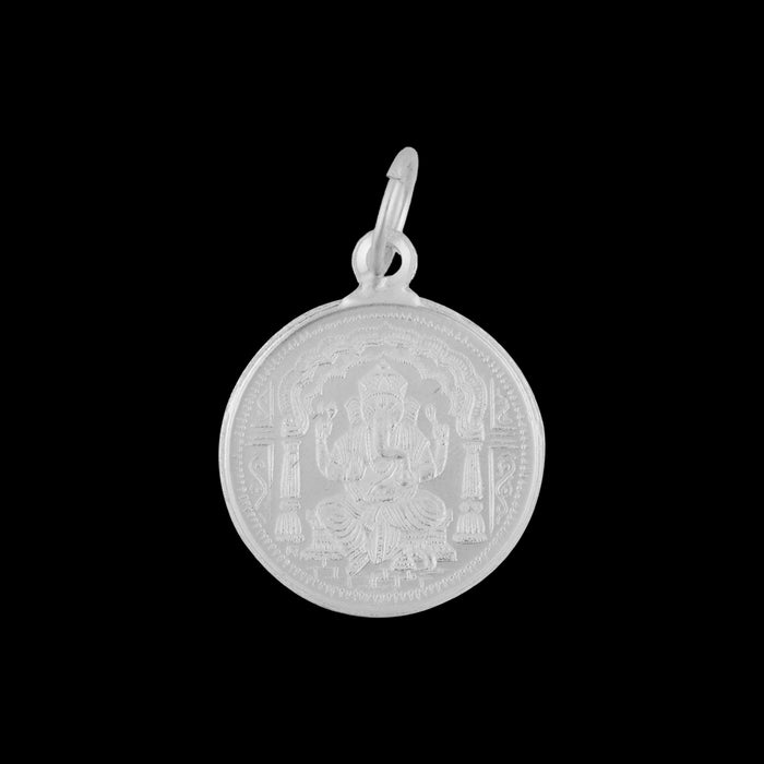 Dollar - 1 Inches | Ayyappan Guruvayurappan Pendant / Silver Locket for Men & Women