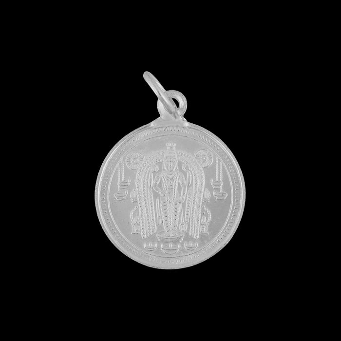 Dollar - 1 Inches | Ayyappan Ganesha Pendant / Silver Locket for Men & Women