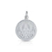 Murugan & Ayyappa Design Pendant - 1 Inch | Silver Polish Locket/Ayyappa Dollar/Murugan Dollar for Men & Women - Mala & Pendant