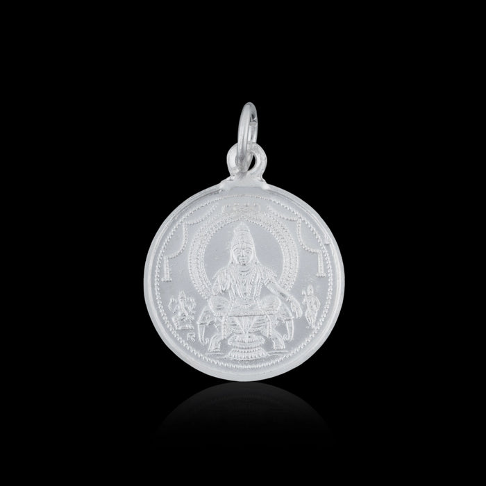 Murugan & Ayyappa Design Pendant - 1 Inch | Silver Polish Locket/Ayyappa Dollar/Murugan Dollar for Men & Women - Mala & Pendant