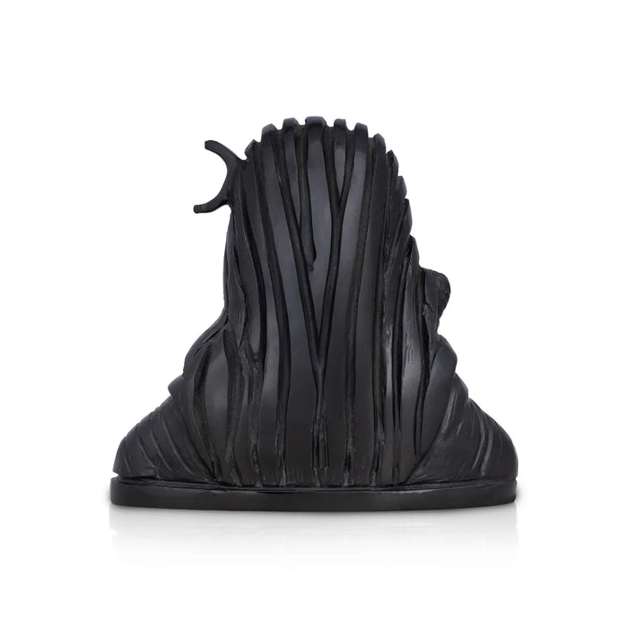 Black Shivan Murti - 4.5 x 5 inches | Adiyogi/ Shivalingam/ Mahadev Statue / Decor for Home & pooja - Table Stand Accessories