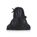 Black Shivan Murti - 4.5 x 5 inches | Adiyogi/ Shivalingam/ Mahadev Statue / Decor for Home & pooja - Table Stand Accessories