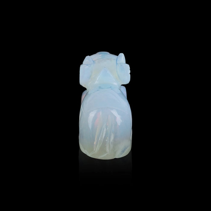 Opal Nandi Murti - 1.25 x 2 Inches | Opel Nandi Idol / Nandhi Murti for Pooja