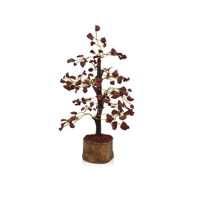 Crystal Tree With Base - 7.5 x 2.5 Inches | 150 Beads Gemstone Tree/ Vastu Tree for Home - Table Stand Accessories