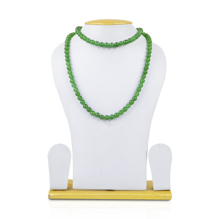 Crystal Mala - Zade Green | Semi Precious Stone Mala/ Japa Mala for Men & Women - Mala & Pendant