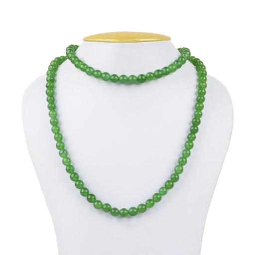 Crystal Mala - Zade Green | Semi Precious Stone Mala/ Japa Mala for Men & Women - Mala & Pendant