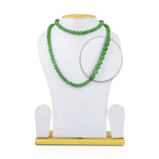 Crystal Mala - Zade Green | Semi Precious Stone Mala/ Japa Mala for Men & Women - Mala & Pendant