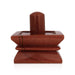 Shivling Murti - 4 x 5.5 Inches | Red Sunstone Idol / Shiv Ling Murti / Shiva Lingam Statue for Pooja - Sphatik & Semi Precious Stone Murties