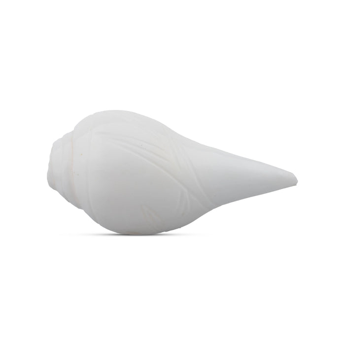 Blowing Shankh - 2.5 x 4 Inches | Conch/ Shankha for Pooja