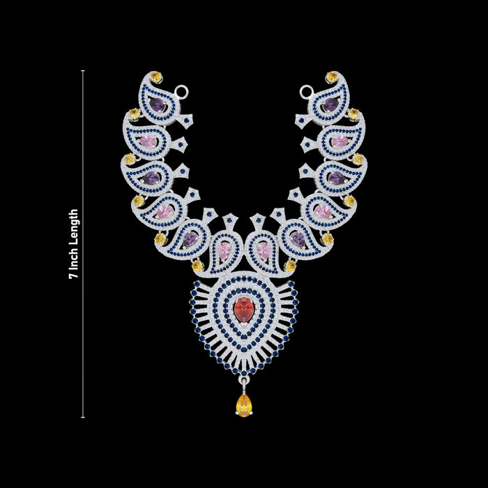 Necklace - 7 Inches | Stone Jewellery / Artificial Jewelry for Deity