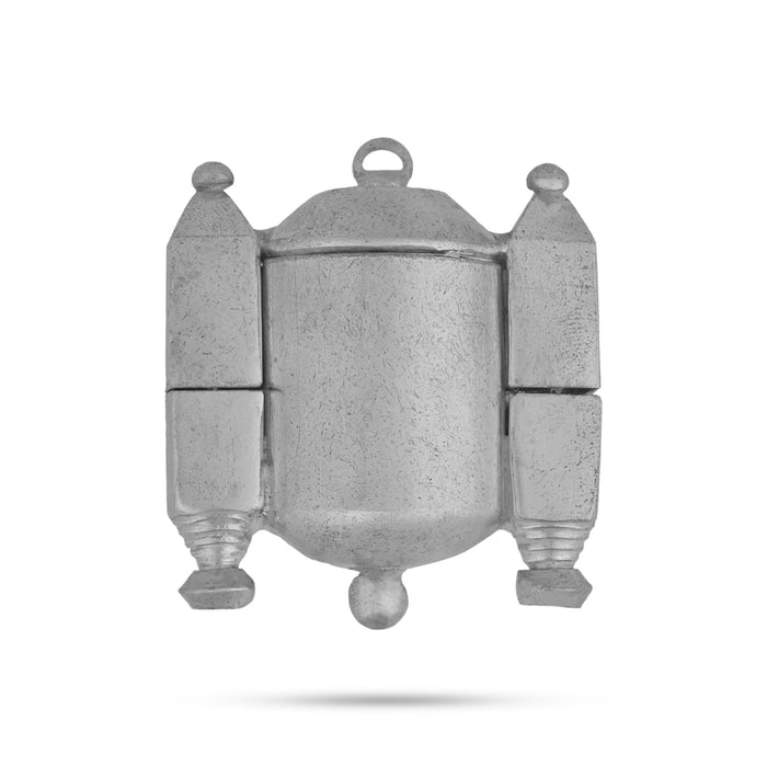 Aathma Lingam Holder - 2 x 2 Inches | Shivling Locket / Pendant For shivalingam / Shiv Ling Holder - Mala & Pendant