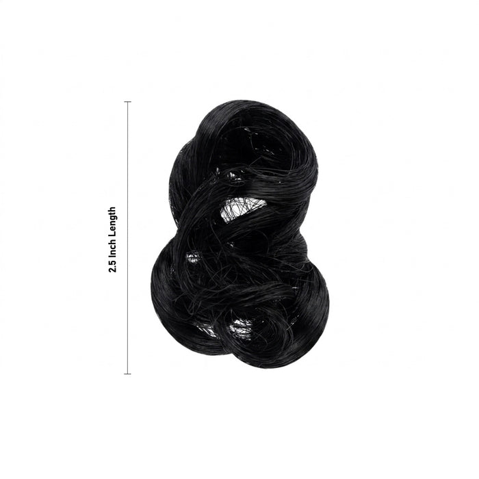 Artificial Hair - 2.5 Inches | Radha Hair/ Curly Hair/ Synthetic Hair For Deity Decor