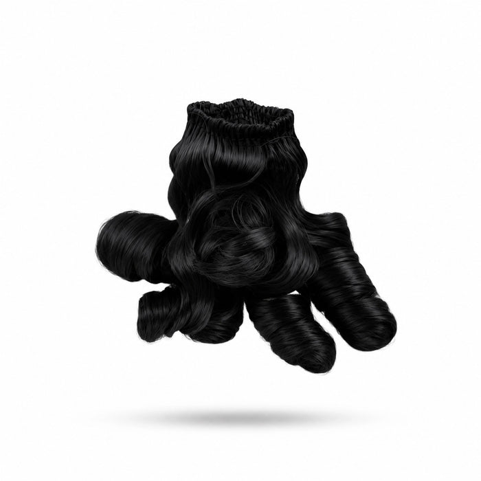 Artificial Hair - 3 Inches | Curly Hair/ Radha Hair/ Synthetic Hair For Deity Decor