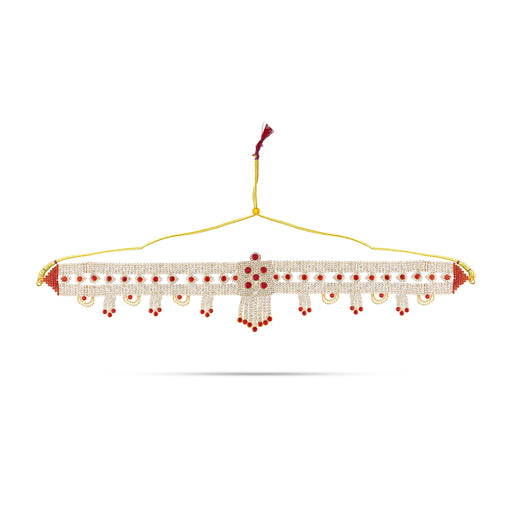 Stone Hip Belt - 17.5 Inches | Waist Belt/ Kamarband Stone Belt/ Stone Jewellery For Deity Decor - Waist & Leg Accessories