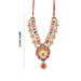 Stone Necklace - 6 Inches | Multicolour Stone Jewellery/ Stone Mala/ Artificial Jewelry For Deity Decor - Neck & Body Accessories