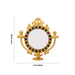 Laddu Gopal Decorative Mirror And Comb Pair - 2 X 2 Inches | Mirror Kangi/ Hair Accessory For Deity Decoration - Deity Accessories