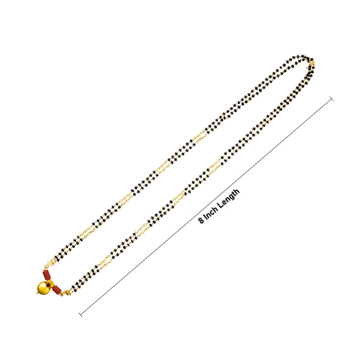 Mangal Sutra - 8 Inches | Varalakshmi Decor/ Mangala Sutra/ Thali Mangalsutra/ Artificial Jewelry Deity Decor - Neck & Body Accessories