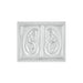 Pratima Ear Design - 1.3 x 1 Inches | Prathimai / Prathima for Temple Offerings - Pooja Thali Accessories