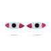 Eye Set - 1 x 0.5 Inches | Amman Kanmalar / Kan Malar for God - Head & Face Accessories