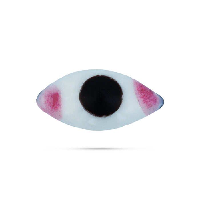 Kan Malar Pair - 0.5 x 0.2 Inches | Amman Eye Set / Kanmalar for Deity