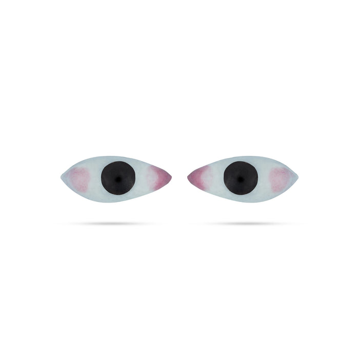 Eye Set - 1 x 1 Inches | Amman Kanmalar / Kan Malar for God - Head & Face Accessories
