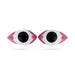 Amman Kan Malar Pair - 0.25 x 0.5 Inches | Eye Set / Kanmalar for Deity - Head & Face Accessories