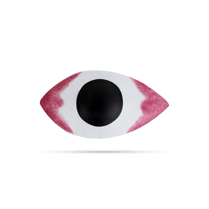 Amman Kan Malar Pair - 0.25 x 0.5 Inches | Eye Set / Kanmalar for Deity - Head & Face Accessories