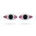 Kan Malar Pair - 0.2 x 0.5 Inches | Amman Eye Set / Kanmalar for Deity - Head & Face Accessories