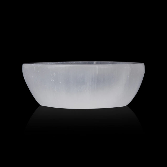 Selenite Bowl - 4 Inches | Selenite Crystal Bowl / Selenite Charging Bowl for Crystal