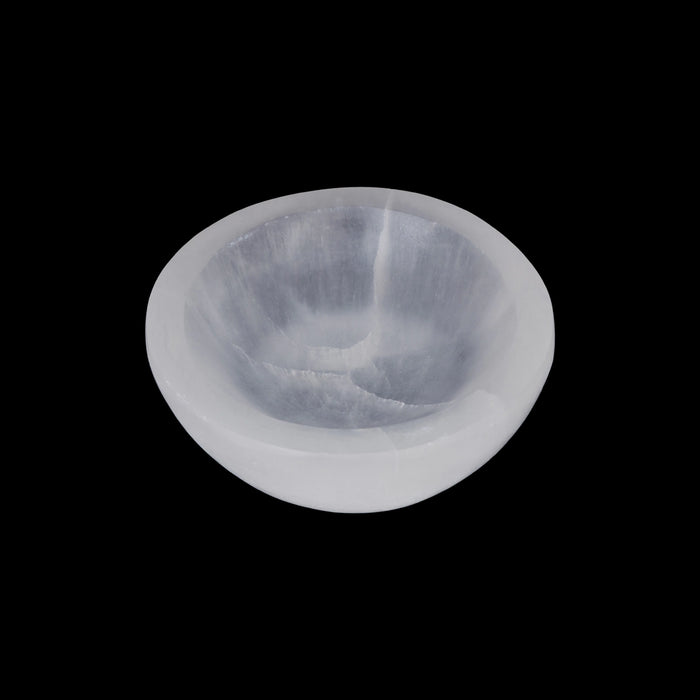 Selenite Bowl - 4 Inches | Selenite Crystal Bowl / Selenite Charging Bowl for Crystal