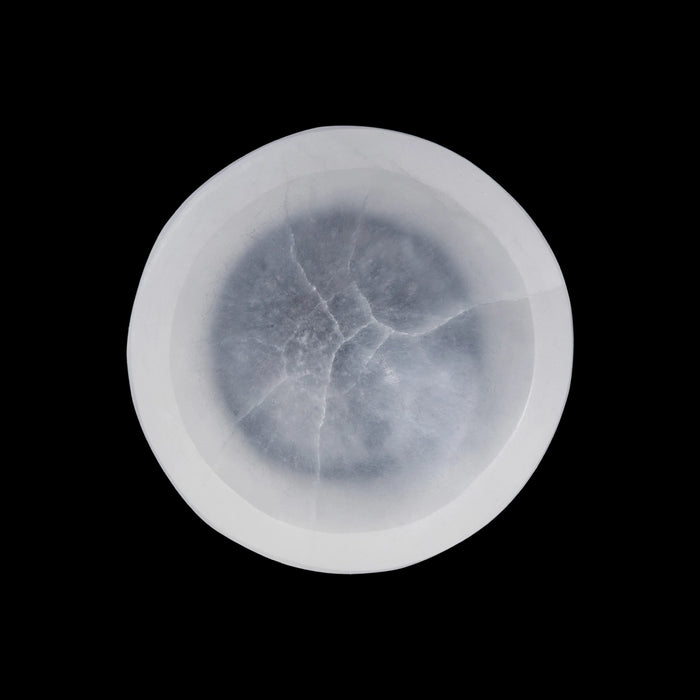 Selenite Bowl - 4 Inches | Selenite Crystal Bowl / Selenite Charging Bowl for Crystal
