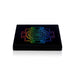 Black Stone Plate Sri Yantra - 0.25 x 3 Inches | Cosmic Conductor Of Energy/ Rainbow Photographic Print - Maha Meru & Yantra