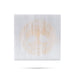 Selenite Charging Plate - 0.25 x 3 Inches | Engraved Tree Design Selenite Plate for Crystals - Maha Meru & Yantra
