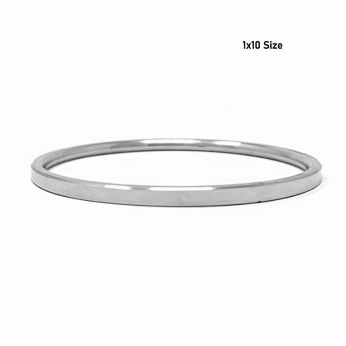 Silver Baby Bangle | Bangle / Silver Kada / Plain Kaapu for Baby - Ethnic Wear Accessories
