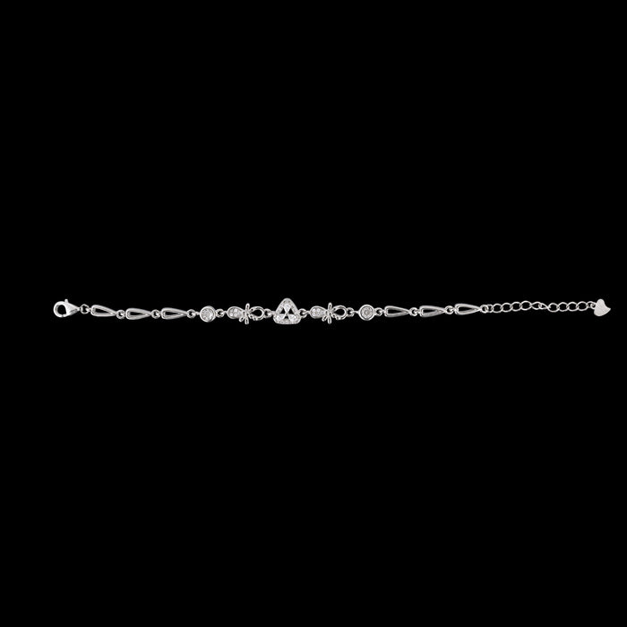 Bracelet - 2 Inches | Star Cut Bracelet / Silver Polish Jewellery/ Artificial Jewelry / Bracelet for Women - Bracelet