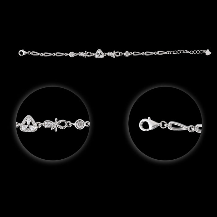 Bracelet - 2 Inches | Star Cut Bracelet / Silver Polish Jewellery/ Artificial Jewelry / Bracelet for Women - Bracelet